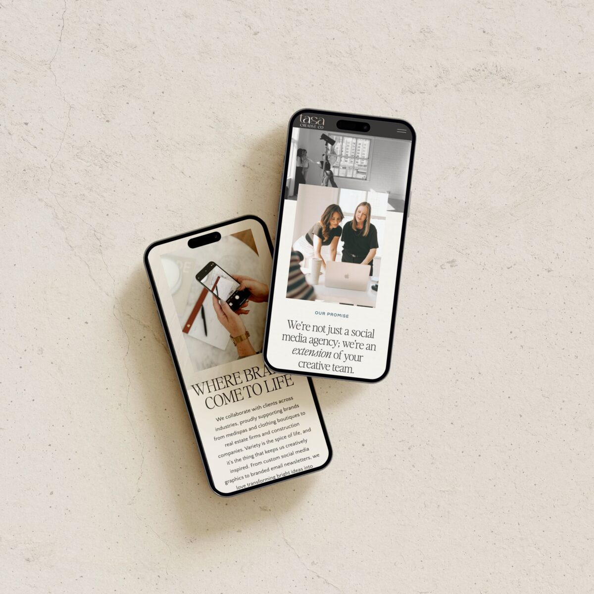 Showit Website Design for Social Media Marketing Agency