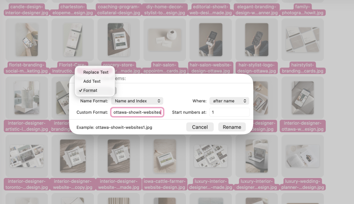 How to Rename Images On Mac Laptop