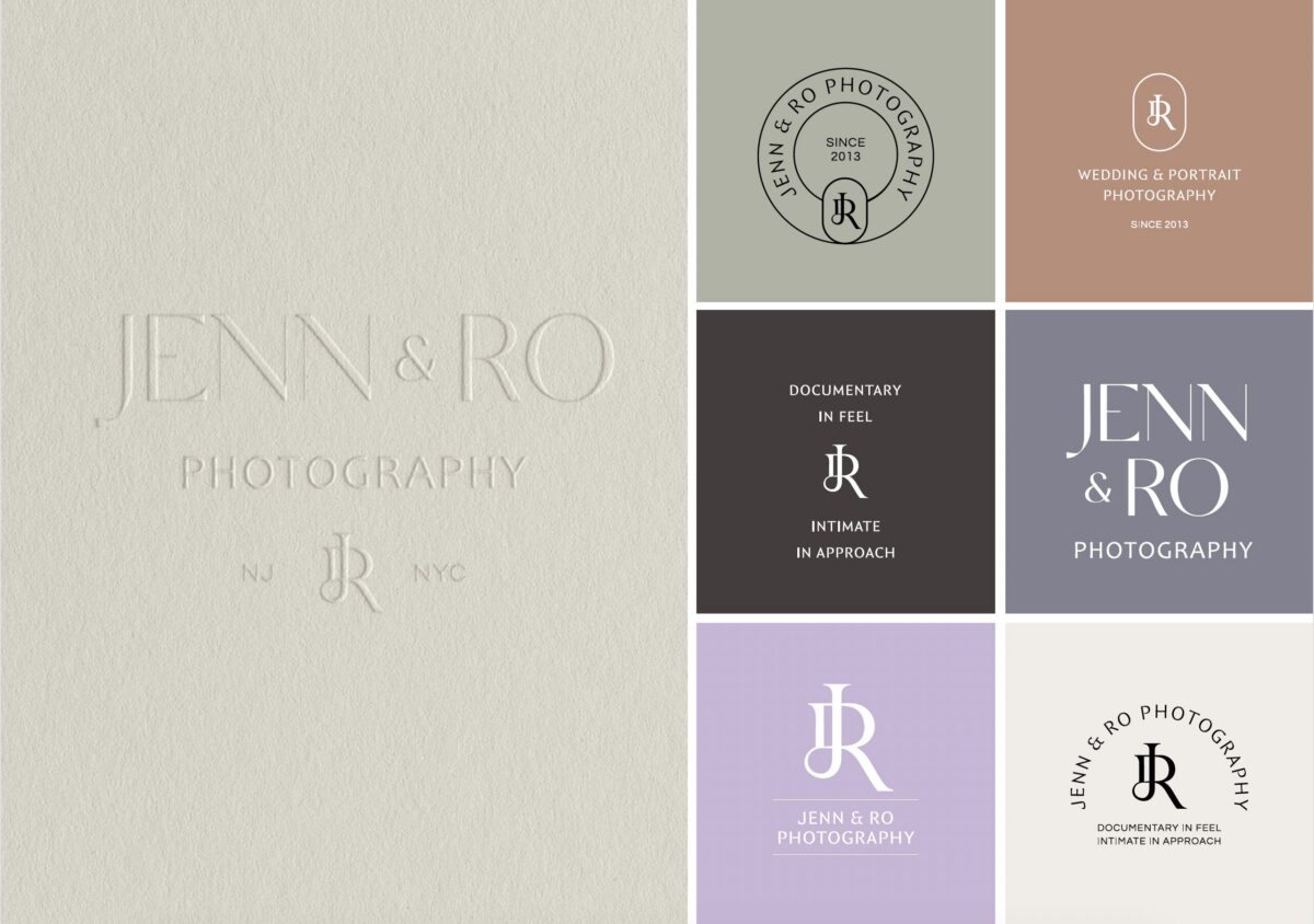 Logo Variations for J&R Photography